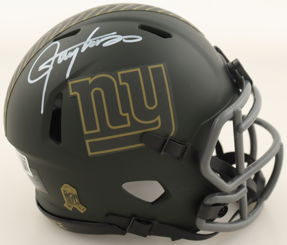 Lawrence Taylor Signed Giants Salute to Service Alternate Speed Mini Helmet (Beckett) at PristineAuction.com Lawrence Taylor Signed Giants Salute to Service Alternate Speed Mini Helmet (Beckett) at PristineAuction.com