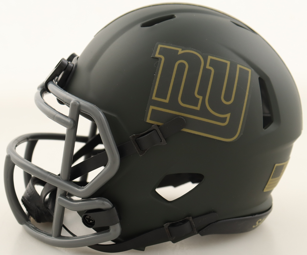 Lawrence Taylor Signed Giants Salute to Service Alternate Speed Mini Helmet (Beckett) at PristineAuction.com Lawrence Taylor Signed Giants Salute to Service Alternate Speed Mini Helmet (Beckett) at PristineAuction.com