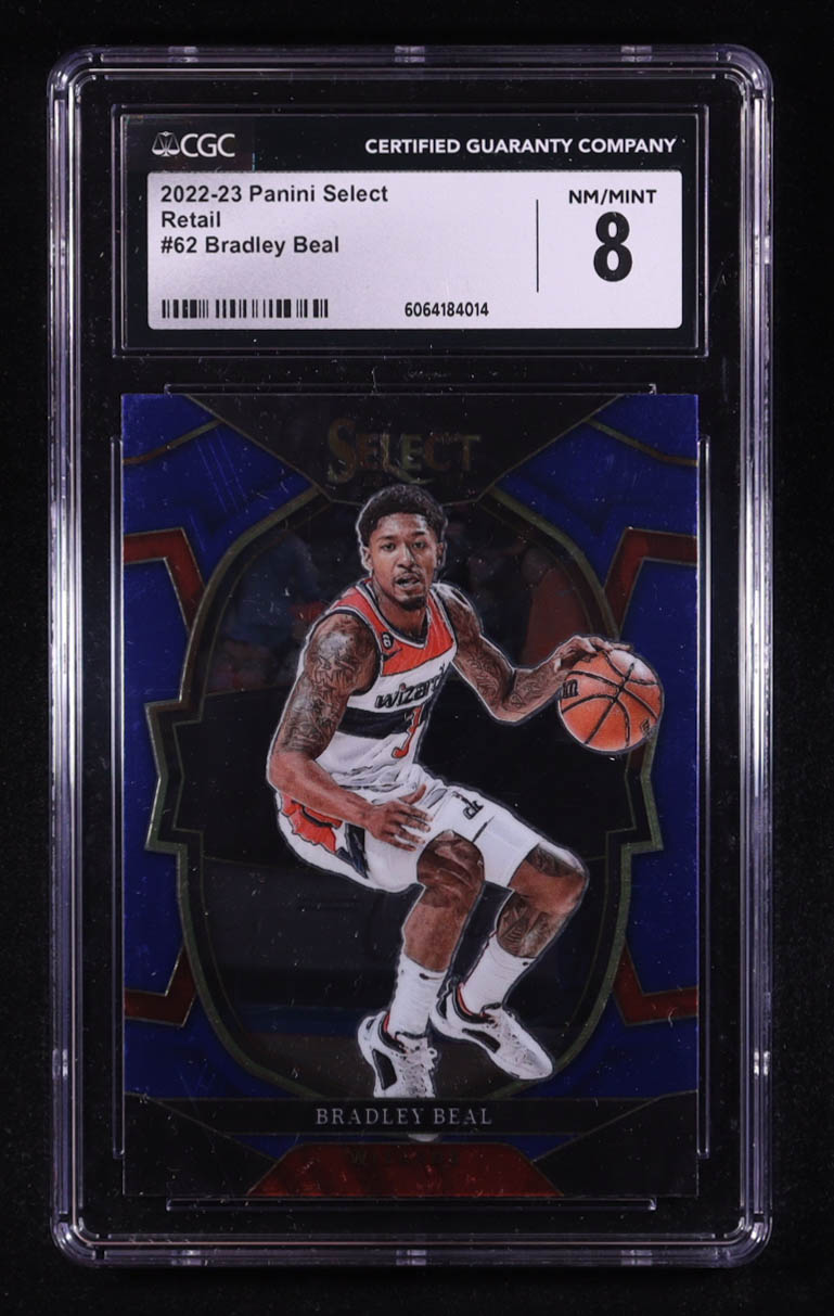 Bradley Beal 2022-23 Select Blue #62 (CGC 8) at PristineAuction.com Bradley Beal 2022-23 Select Blue #62 (CGC 8) at PristineAuction.com