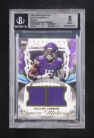 Dallas Turner 2024 Topps Inception Source Materials Purple Memorabilia #SM-DT RC #076/125 (BGS 8) at PristineAuction.com