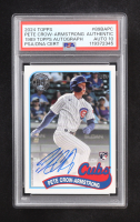 Pete Crow-Armstrong 2024 Topps '89 Topps Autographs #89BAPC RC (PSA Authentic | Auto Grade PSA 10) at PristineAuction.com