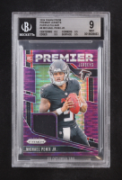 Michael Penix Jr. 2024 Panini Prizm Purple Pulsar Premier Jerseys Memorabilia #PJ-MPJ RC (BGS 9) at PristineAuction.com