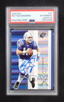 Peyton Manning Signed 2005 SPx #37 (PSA Authentic | Auto Grade PSA 10) at PristineAuction.com