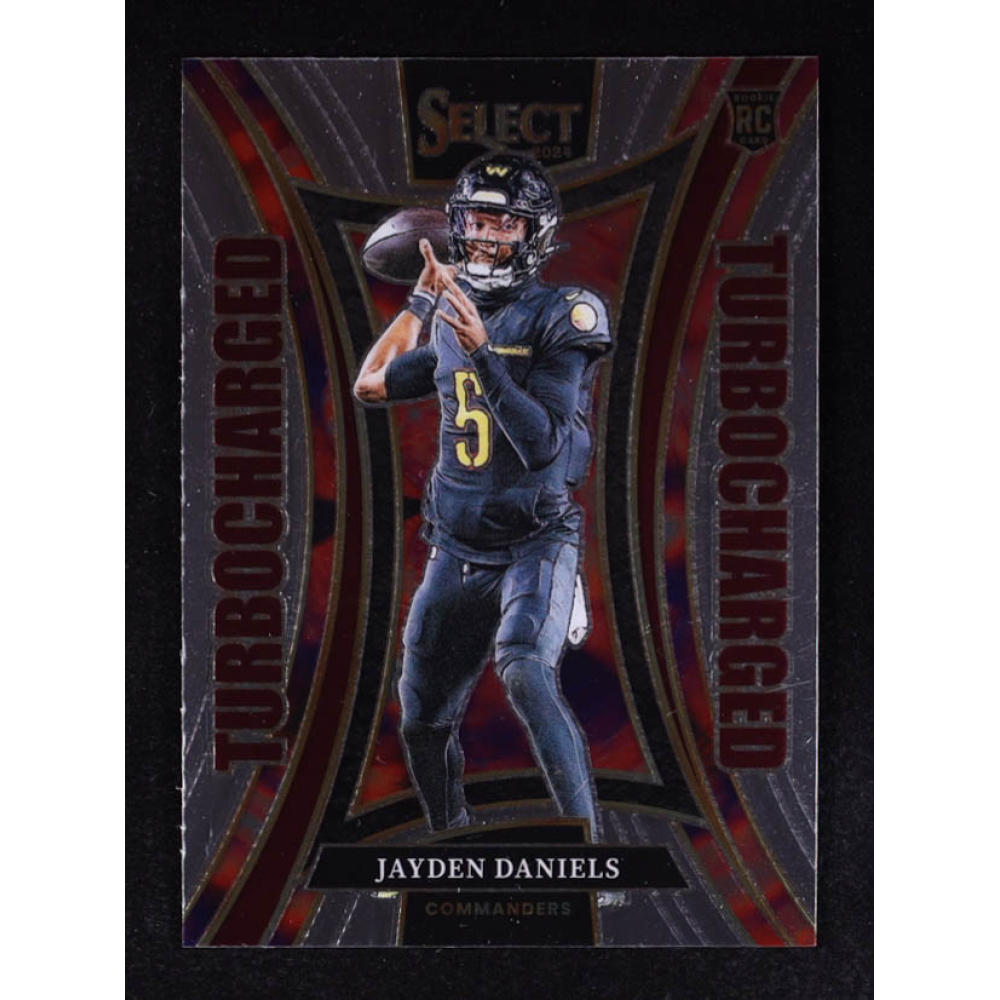 Jayden Daniels 2024 Select Turbocharged #12 RC at PristineAuction.com