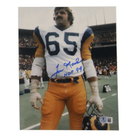 Tom Mack Signed Rams 8x10 Photo Inscribed "HOF 99" (Beckett) at PristineAuction.com