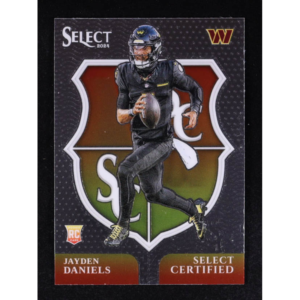 Jayden Daniels 2024 Select Select Certified Rookies #2 RC at PristineAuction.com