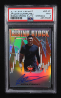 Jasson Dominguez 2019 Leaf Valiant Rising Stock Orange Prismatic #RSJD1 #43/50 RC (PSA 9) at PristineAuction.com