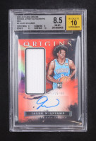Jalen Williams 2022-23 Panini Origins Rookie Jersey Red Autographs #RJA-JWL RC #25/49 (Beckett 8.5 | Autograph Graded BGS 10) at PristineAuction.com