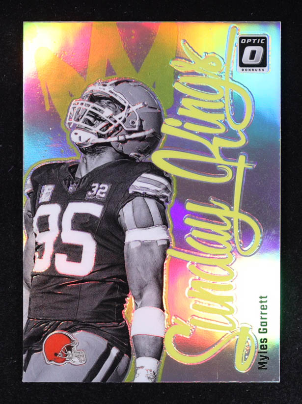 Myles Garrett 2024 Donruss Optic Sunday Kings #3 at PristineAuction.com Myles Garrett 2024 Donruss Optic Sunday Kings #3 at PristineAuction.com