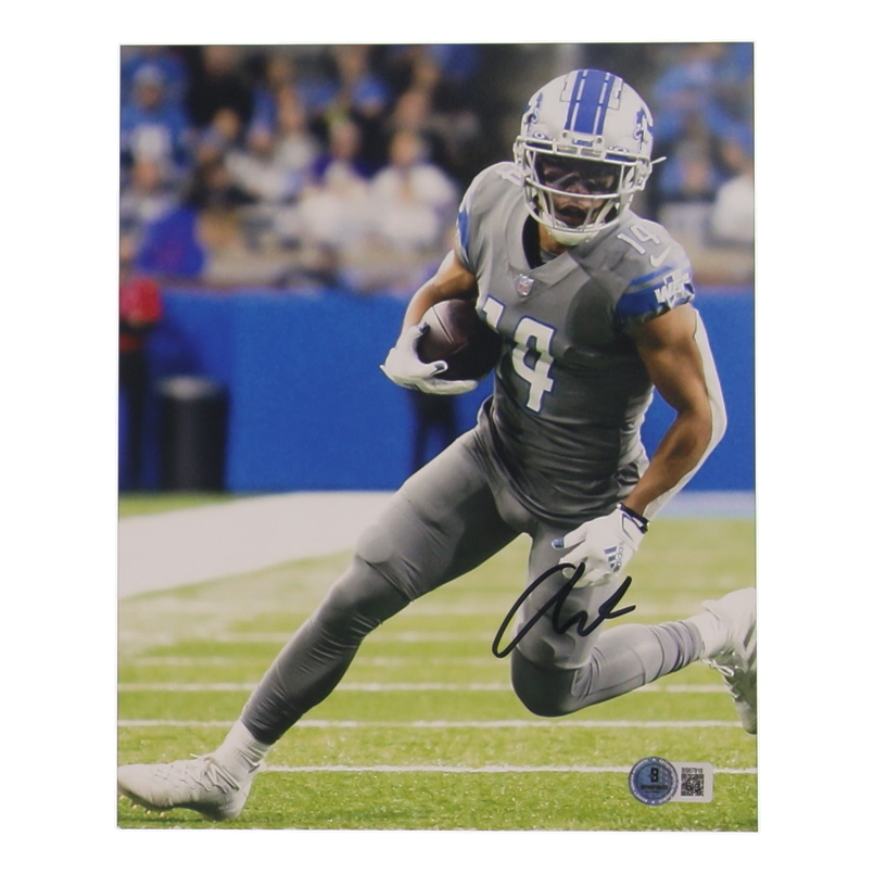 Amon-Ra St. Brown Signed Lions 8x10 Photo (Beckett) at PristineAuction.com Amon-Ra St. Brown Signed Lions 8x10 Photo (Beckett) at PristineAuction.com