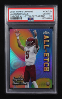 Jayden Daniels 2024 Topps Chrome All Etch Refractors #CAEJD RC (PSA 10) at PristineAuction.com