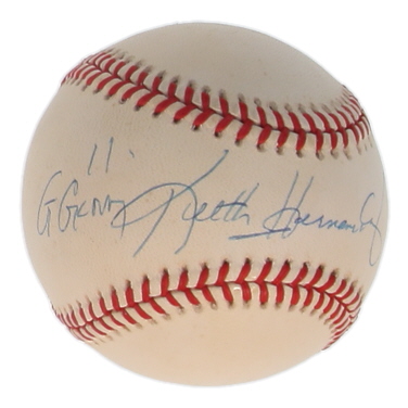 Keith Hernandez Signed ONL Baseball Inscribed "11 GG" (Steiner) at PristineAuction.com Keith Hernandez Signed ONL Baseball Inscribed "11 GG" (Steiner) at PristineAuction.com