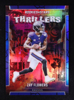 Zay Flowers 2024 Rookies and Stars Thrillers Blue #2 #48/50 at PristineAuction.com