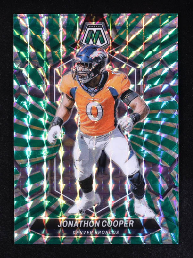 Jonathon Cooper 2024 Panini Mosaic Mosaic Green Swirl #68 #06/13 at PristineAuction.com Jonathon Cooper 2024 Panini Mosaic Mosaic Green Swirl #68 #06/13 at PristineAuction.com