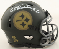 Rod Woodson Signed Steelers Salute to Service Alternate Speed Mini Helmet (Beckett) at PristineAuction.com