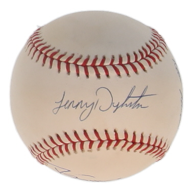 Darryl Strawberry, Darren Daulton, & Lenny Dykstra Signed ONL Baseball (PSA) at PristineAuction.com Darryl Strawberry, Darren Daulton, & Lenny Dykstra Signed ONL Baseball (PSA) at PristineAuction.com