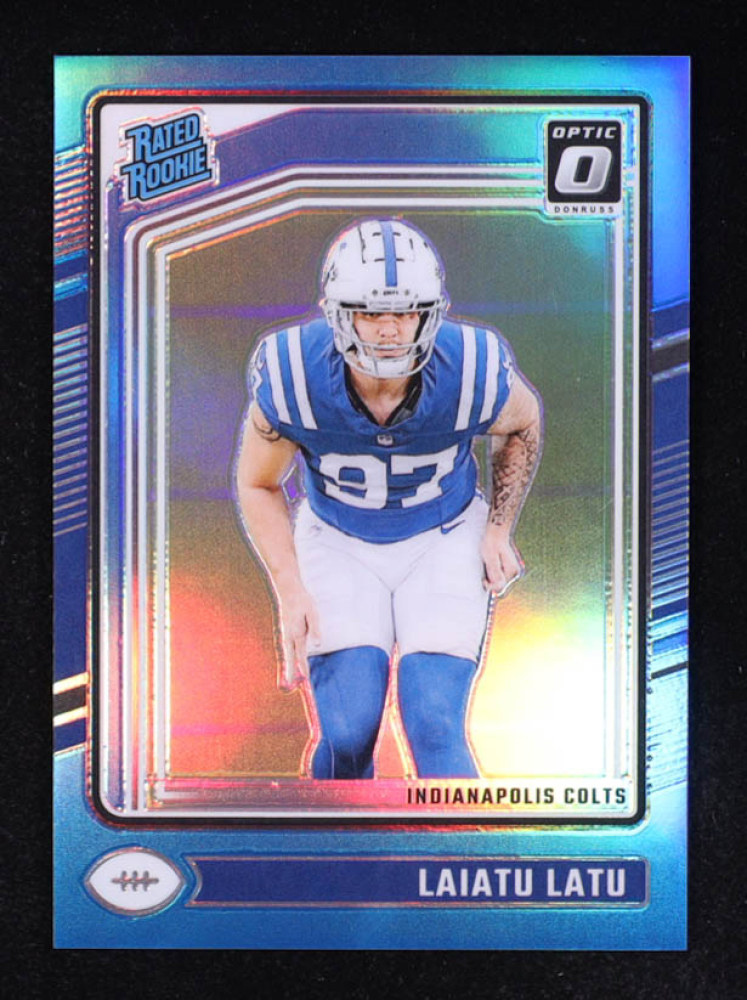 Laiatu Latu 2024 Donruss Optic Aqua #267 #215/299 RR RC