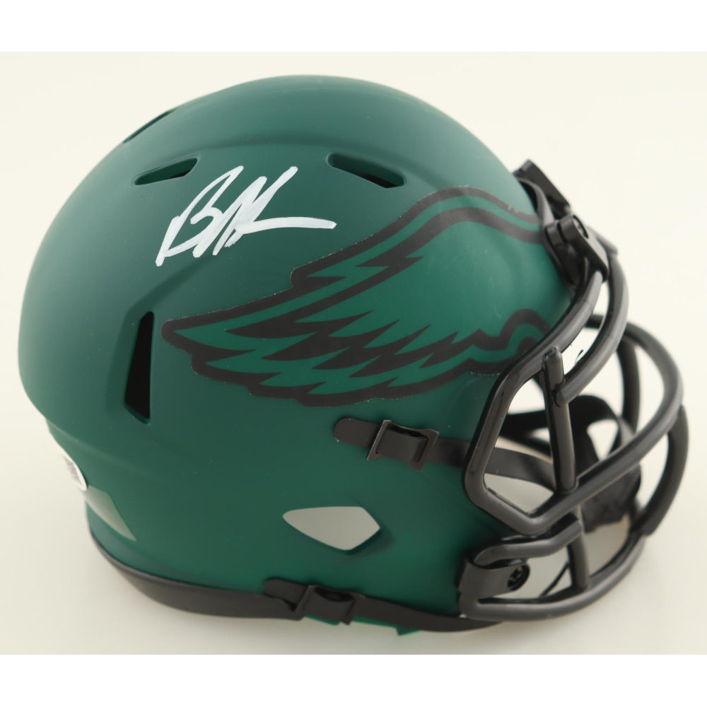Brandon Graham Signed Eagles Rave Alternate Speed Mini Helmet (JSA) at PristineAuction.com