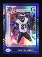 Quinyon Mitchell 2024 Donruss Optic Blue #282 #157/199 RR RC at PristineAuction.com