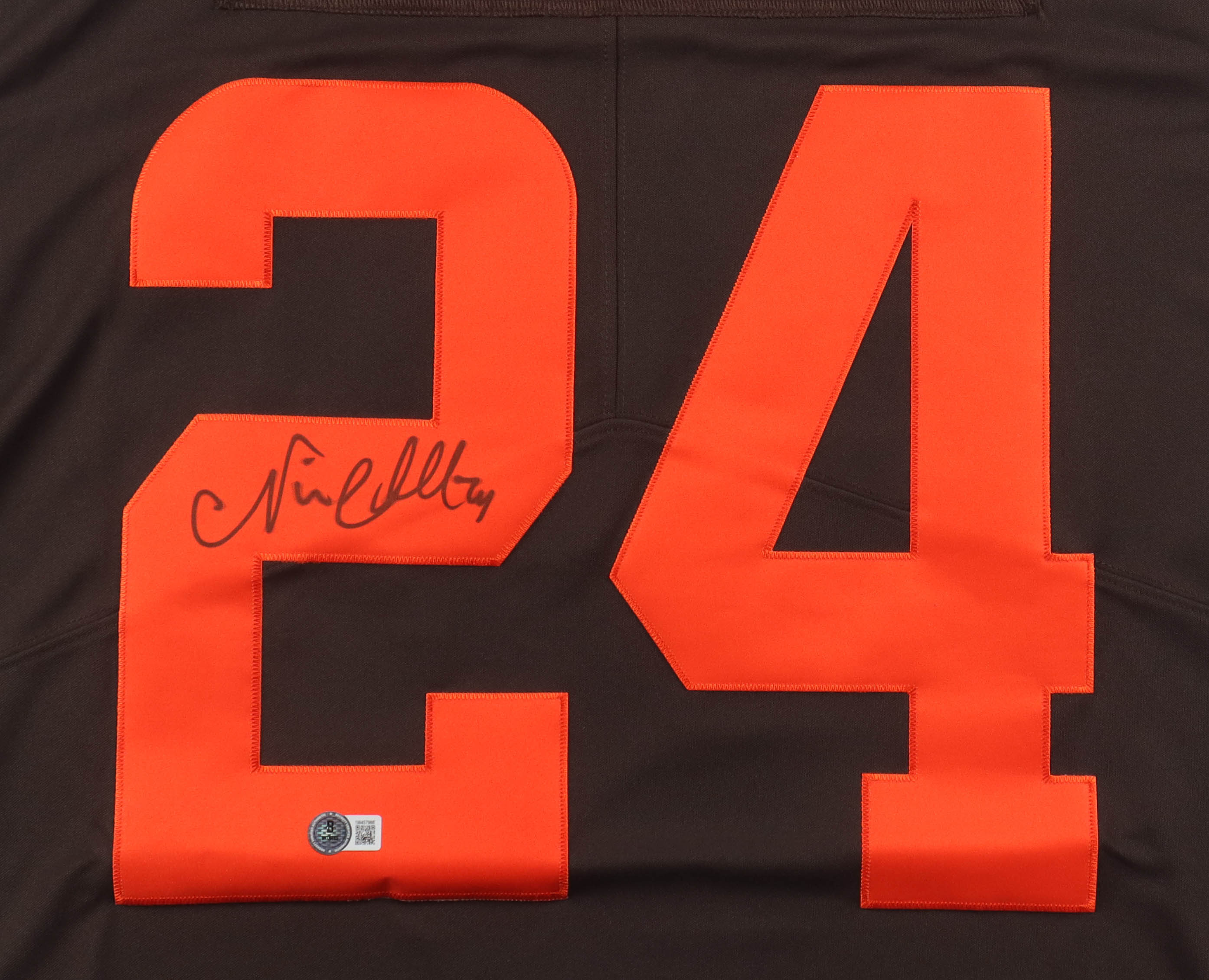 Nick Chubb Signed Browns Nike Authentic Jersey (Beckett) at PristineAuction.com Nick Chubb Signed Browns Nike Authentic Jersey (Beckett) at PristineAuction.com