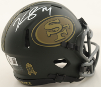 Kendrick Bourne Signed 49ers Salute to Service Alternate Speed Mini Helmet (Beckett) at PristineAuction.com