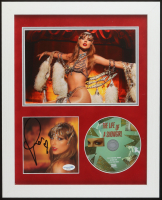 Taylor Swift Signed Custom Framed "The Life of a Showgirl" CD Album Insert Display with Disc (ACOA) at PristineAuction.com