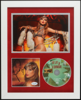 Taylor Swift Signed Custom Framed "The Life of a Showgirl" CD Album Insert Display with Disc (ACOA) at PristineAuction.com