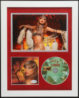 Taylor Swift Signed Custom Framed "The Life of a Showgirl" CD Album Insert Display with Disc (ACOA) at PristineAuction.com