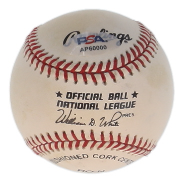 Dusty Baker Signed ONL Baseball (PSA) at PristineAuction.com Dusty Baker Signed ONL Baseball (PSA) at PristineAuction.com