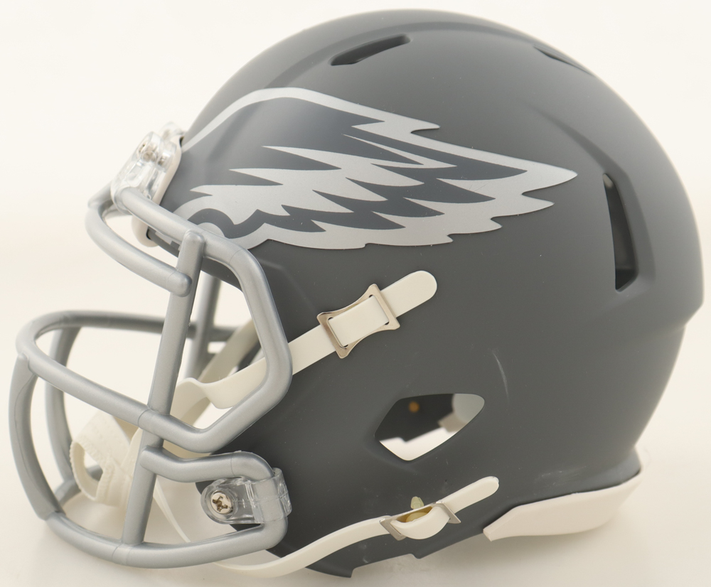 Randall Cunningham Signed Eagles Slate Alternate Speed Mini Helmet (Beckett) at PristineAuction.com Randall Cunningham Signed Eagles Slate Alternate Speed Mini Helmet (Beckett) at PristineAuction.com