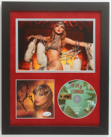 Taylor Swift Signed Custom Framed "The Life of a Showgirl" CD Album Insert Display with Disc (ACOA) at PristineAuction.com