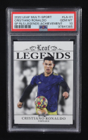 Cristiano Ronaldo 2022 Leaf Multi-Sport Special Release Legends Achievement #LA01 (PSA 10) at PristineAuction.com