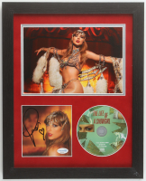 Taylor Swift Signed Custom Framed "The Life of a Showgirl" CD Album Insert Display with Disc (ACOA) at PristineAuction.com