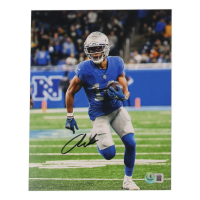Amon-Ra St. Brown Signed Lions 8x10 Photo (Beckett) at PristineAuction.com