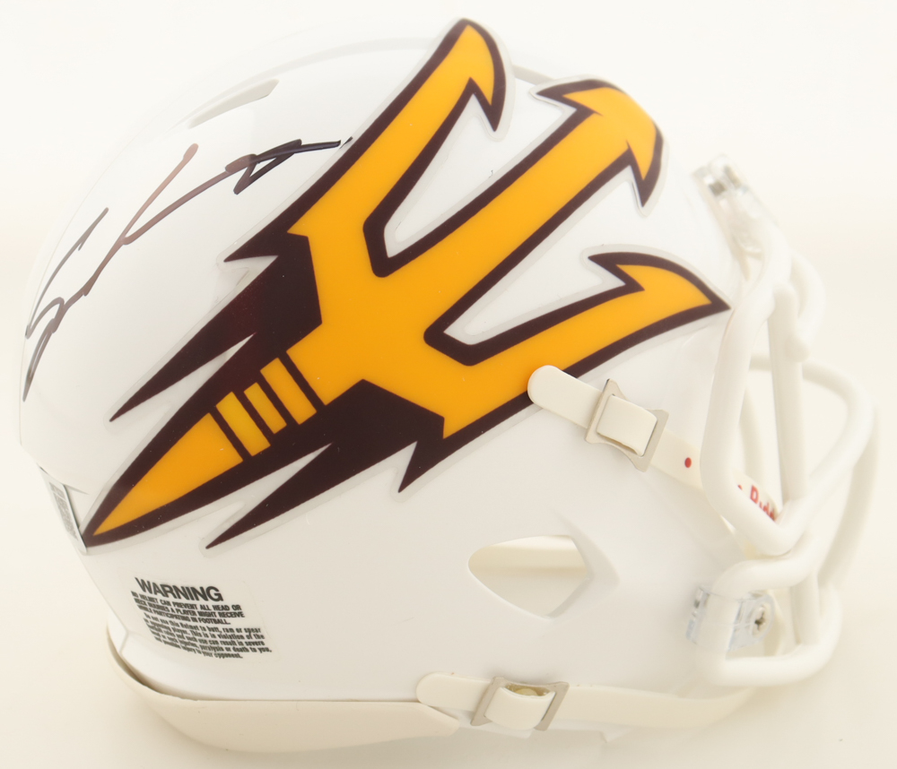Sam Leavitt Signed Arizona State Sun Devils Speed Mini Helmet (Beckett) at PristineAuction.com Sam Leavitt Signed Arizona State Sun Devils Speed Mini Helmet (Beckett) at PristineAuction.com