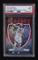 Stephen Curry 2023-24 Panini Phoenix Crusade International Red #25 #37/75 (PSA 9) at PristineAuction.com