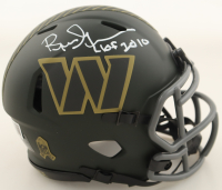 Russ Grimm Signed Commanders Salute to Service Alternate Speed Mini Helmet Inscribed "HOF 2010" (Beckett) at PristineAuction.com