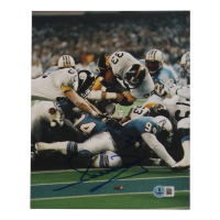 Merril Hoge Signed Steelers 8x10 Photo (Beckett) at PristineAuction.com