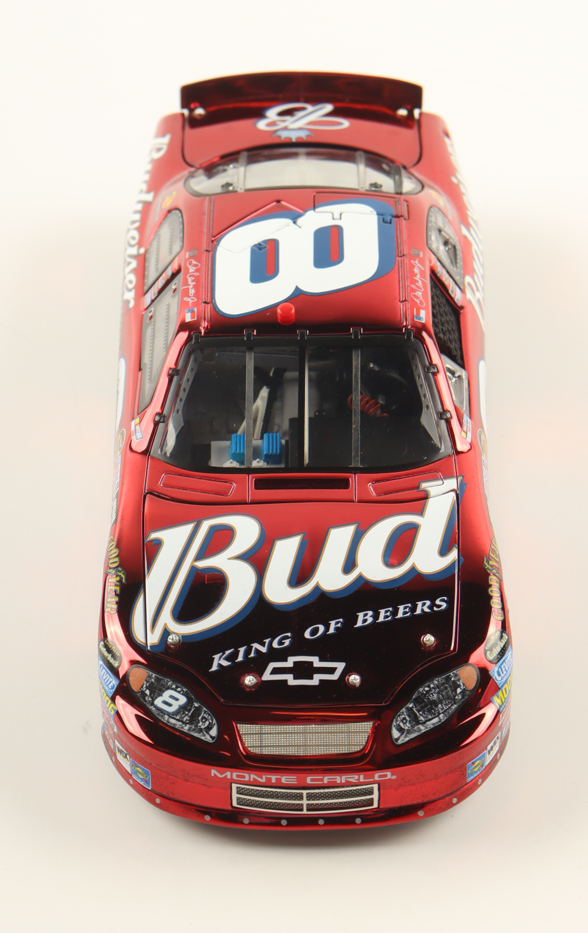 Dale Earnhardt Jr. LE NASCAR #8 Budweiser - 2005 Color Chrome Monte Carlo Elite 1:24 Scale Diecast Car at PristineAuction.com Dale Earnhardt Jr. LE NASCAR #8 Budweiser - 2005 Color Chrome Monte Carlo Elite 1:24 Scale Diecast Car at PristineAuction.com