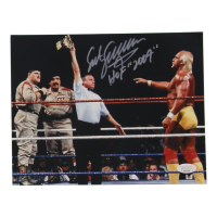 Sergeant Slaughter Signed WWE 8x10 Photo Inscribed "HOF 2004" (JSA) at PristineAuction.com