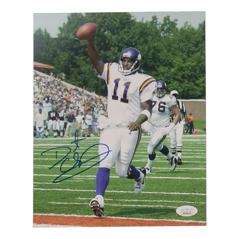 Daunte Culpepper Signed Vikings 8x10 Photo (JSA) at PristineAuction.com Daunte Culpepper Signed Vikings 8x10 Photo (JSA) at PristineAuction.com