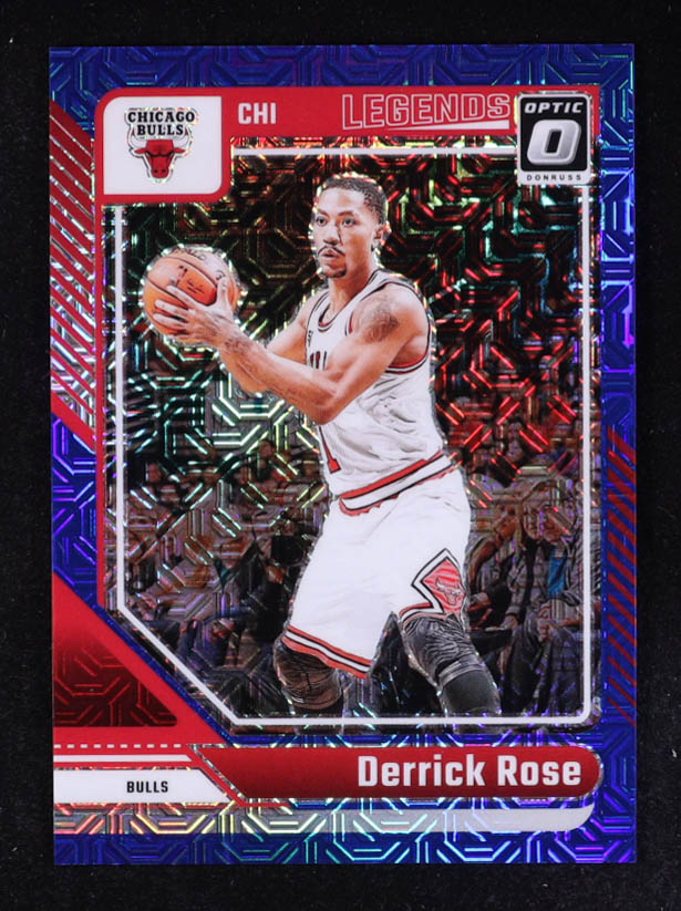 Derrick Rose 2024-25 Donruss Optic Choice Blue LGD #233 #23/24 at PristineAuction.com Derrick Rose 2024-25 Donruss Optic Choice Blue LGD #233 #23/24 at PristineAuction.com