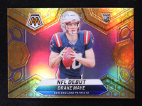 Drake Maye 2024 Panini Mosaic Honeycomb DEB #273 RC at PristineAuction.com