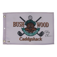 Chevy Chase Signed "Caddyshack" Bushwood Country Club Pin Flag (JSA) at PristineAuction.com