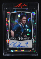 Mia Hamm 2025 Leaf Sports Heroes Autographs Silver Crystal #BAMH2 #16/35 at PristineAuction.com