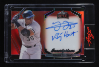 Frank Thomas 2024 Leaf Metal Inscriptions Prismatic Red #MIFT1 #012/100 at PristineAuction.com