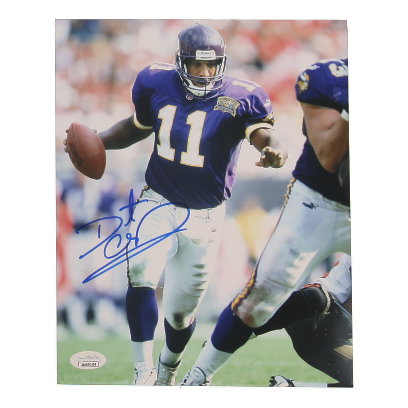 Daunte Culpepper Signed Vikings 8x10 Photo (JSA) at PristineAuction.com Daunte Culpepper Signed Vikings 8x10 Photo (JSA) at PristineAuction.com