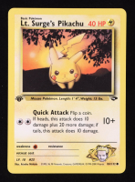 Lt. Surge's Pikachu 2000 Pokemon Gym Challenge 1st Edition #84 at PristineAuction.com