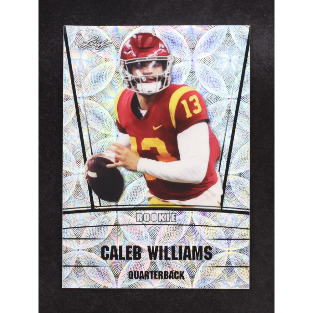 Caleb Williams 2023 Leaf Metal Special Release Rookie Silver Kaleidoscope Silver #RS15 #15/25 RC at PristineAuction.com