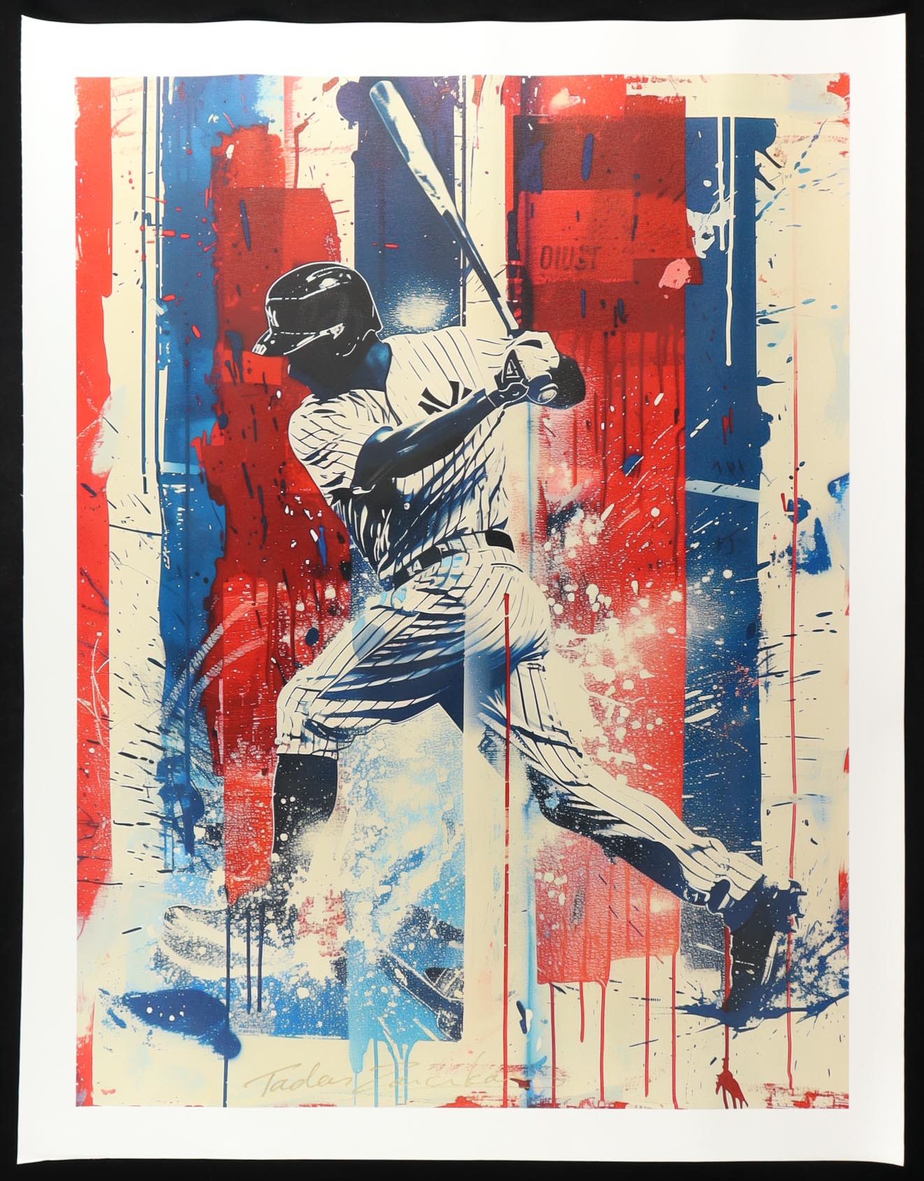 "Swing of Freedom" 2025 34x44 Original Painting on Canvas by Tadas Zaicikas | TedyZet (Zaicikas) at PristineAuction.com "Swing of Freedom" 2025 34x44 Original Painting on Canvas by Tadas Zaicikas | TedyZet (Zaicikas) at PristineAuction.com